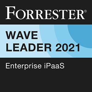 Forrester Wave leader 2021 badge